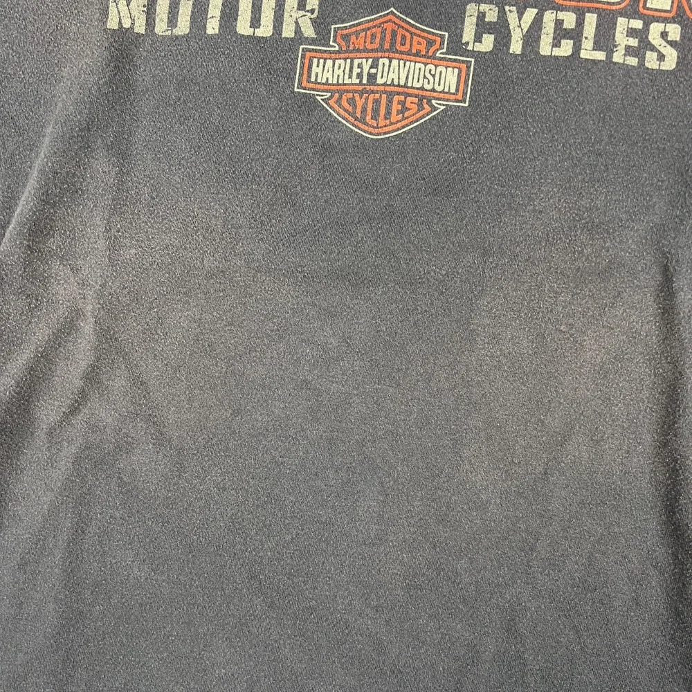 Harley Davidson Motorcycle T Shirt Fits Large‎ Faded 2008 Traverse City Michigan